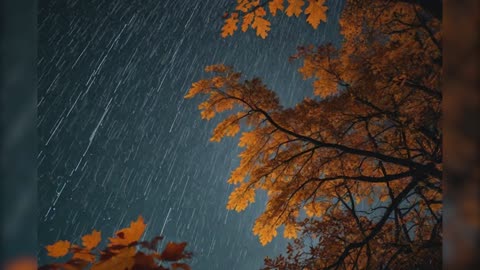 1 Hours of Gentle Night Rain Sounds | Ambience for Studying, Relaxing, Focus & Concentrating