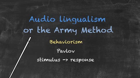 Language Teaching Methods : Audiolingual