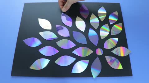 DIY Room Decor / CD wall art ideas / Easy recycled project