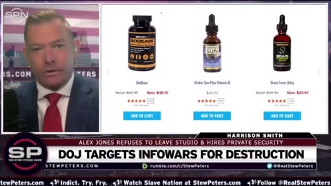 Stew Peters’s Network take on Infowars Shutdown/bA