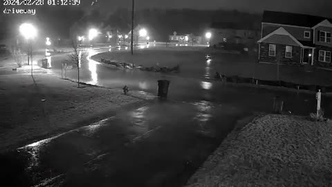 Security Camera Captures Tornado Hitting Michigan Neighborhood