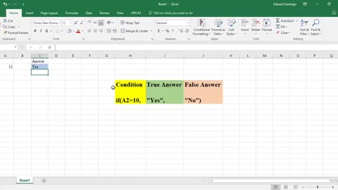 Microsoft Excel Tutorial - If Statement