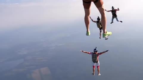 The sky has no limits, my future has no limits" Extreme sports Skydiving