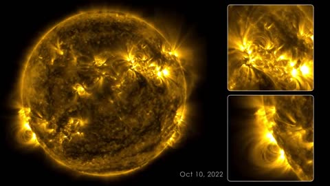 Blazing Sun high definition images by NASA