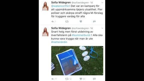 MUFs Sofia Widegren plockade politiska poäng på helgens våldtäktsfestival