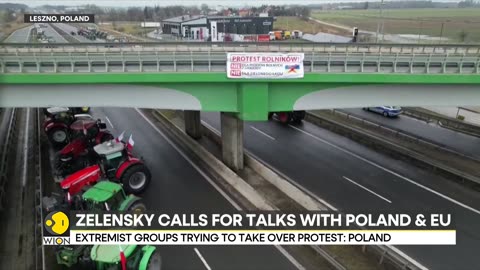 EUROPE FARMERS' PROTEST: POLISH FARMERS BLOCK UKRAINIAN TRUCKS FROM ENTERING COUNTRY | WION NEWS