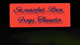 Relaxing sounds. Thunder