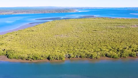 The beautiful wonder of the desert lake