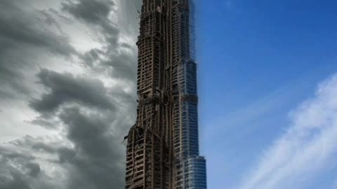 The Burj Khalifa Convert in Horror Place | #rumble #trendind #viral