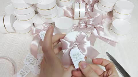 DIY FAVOR/ Wedding favors/DIY/favours/Handmade favors/Round boxes/Laduree round boxes/