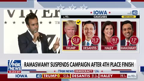 [2024-01-15] Vivek Ramaswamy drops out of race, endorses Trump