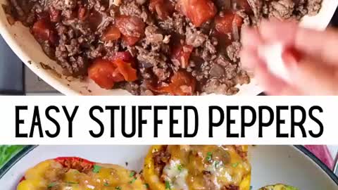 Easy stuffed peppers recipe