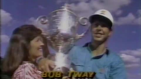 August 11, 1986 - Bob Tway Celebrates Winning PGA Championship