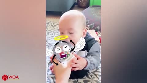 Funny babies doing crazy stuff