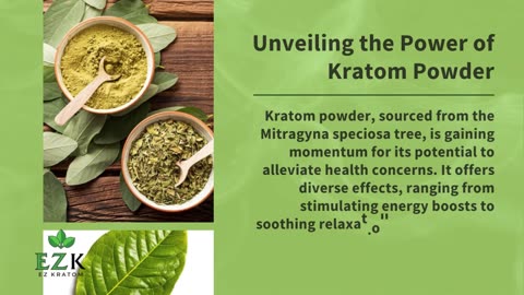 Discover the Power of Premium Kratom