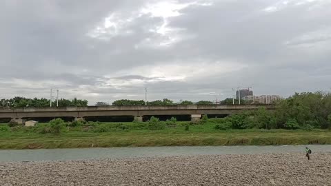 Taiwan High Speed Rail by the Stream