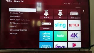 ROKU TV power on input change