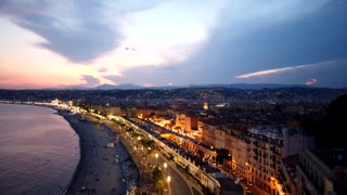 A Cool Time Lapse Video of a City at Night