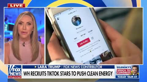 Lara Trump: 'White House recruited TikTok stars to spread their lies'