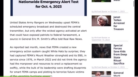 Whitehats trace EBS signal, sent out by FEMA on Oct4 and eradicate them in Virginia