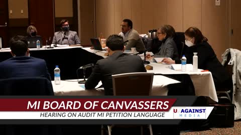 Michigan Board Of Canvassers Tony Daunt Loses Control!