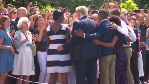 Trump: A Man of the People! 🇺🇸 Candid Moments with Followers