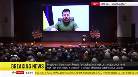 Ukraine War_ Presidet Zelenskyy addresses the United States Congress