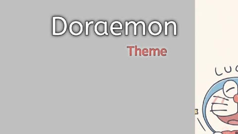 Doraemon theme