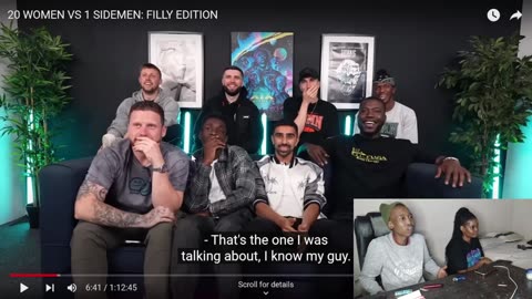 sidemen 20 vs 1 Filly Edition Reaction PT 1