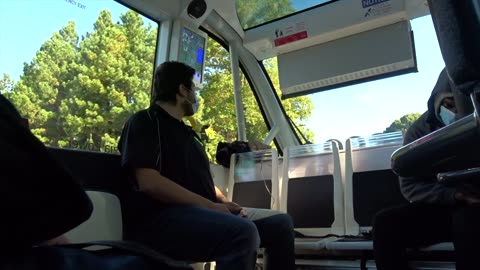 beep Autonomous Self Driving Shuttle At Peachtree Corners!