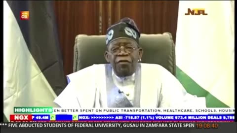 PRESIDENT BOLA AHMED TINUBU ADDRESSES NIGERIANS