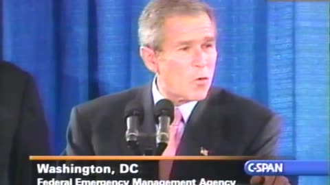 Disaster Relief Efforts (George W. Bush) (10-1-2001)