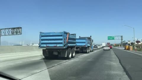 American highways always give you a stunned expression at first sight.