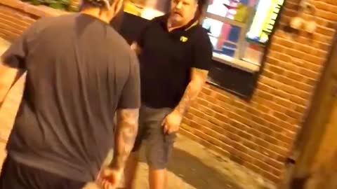 Racial Argument Outside Bar Gets Rowdy