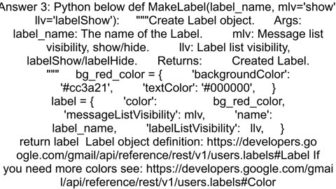 Does the Gmail REST API have access to label colors