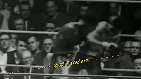 Muhammad Ali vs Allen Hudson - Young Ali gets knocked down & commentary