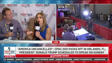 🔴 Interview at CPAC with Conservative Commentator_Speaker Melissa Woodford 2_25_21