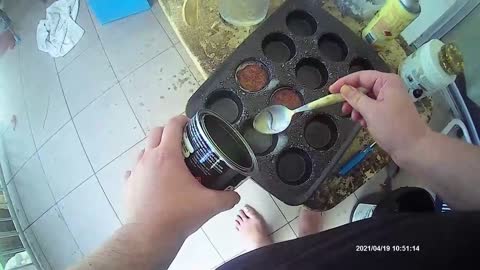 Making orgonite - recoating pucks