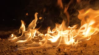 Very beautiful bonfires || Fire 4k video