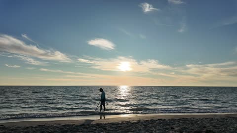 Beautiful 4K Beach Views with relaxing Music Blind Pass Beach, Englewood Florida