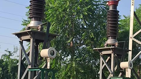 Lightening Arrestor equipment in Yard