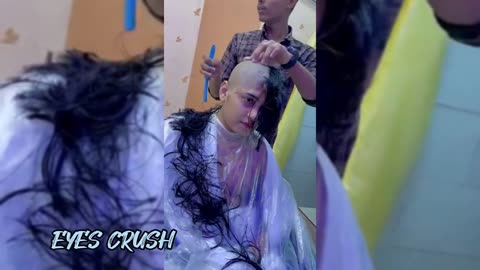 Indian actress Head shaving __#Female and shaving in India#ASMR #baldhead#headshave