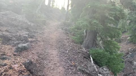 Central Oregon - Three Sisters Wilderness - Early Morning Volcanic Exploration