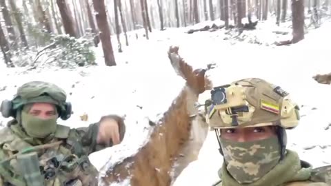 Volunteers from Colombia, Part of Ukraine's International Legion.