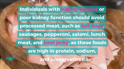 Foods To Avoid For Optimal Kidney Health