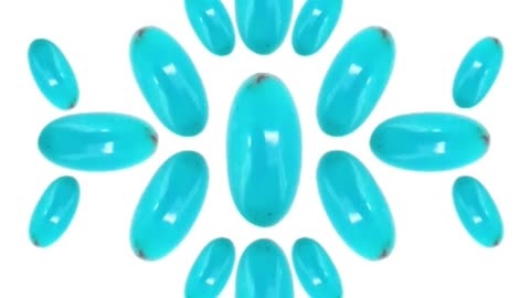 Natural turquoise oval-shape size 6*12mm cabochon for Jewelry Making Fashion Design