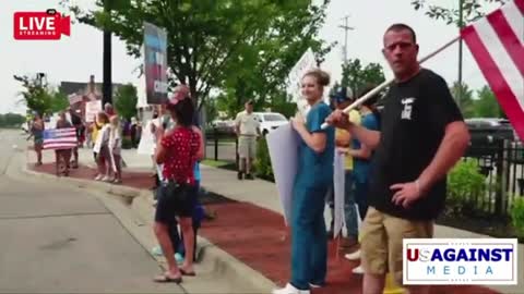 Vaccine Mandate Protest Mercy Hospital / Trinity Medical - Part 1