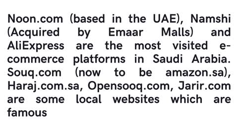 Scope of eCommerce in KSA