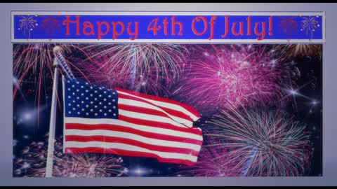 Happy 4th Of July - From Happy Birthday 3D - Star Spangled Banner - Video Card