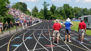 2021 KY Middle School Championship Girls 400m Dash Heats 1 and 2